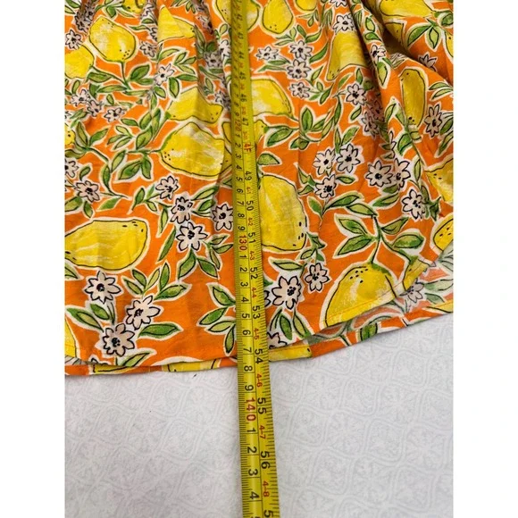 Aqua Yellow Floral Midi Dress - Picture 8 of 9